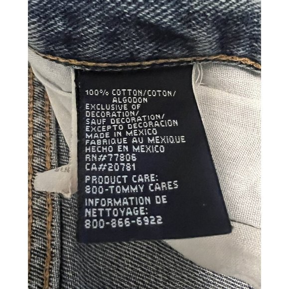Tommy Hilfiger Mens Jeans Size 32x30 Straight Leg Medium Wash Blue Denim - Picture 4 of 5